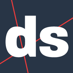 Daniel Saunders logo: 'ds' monogram.