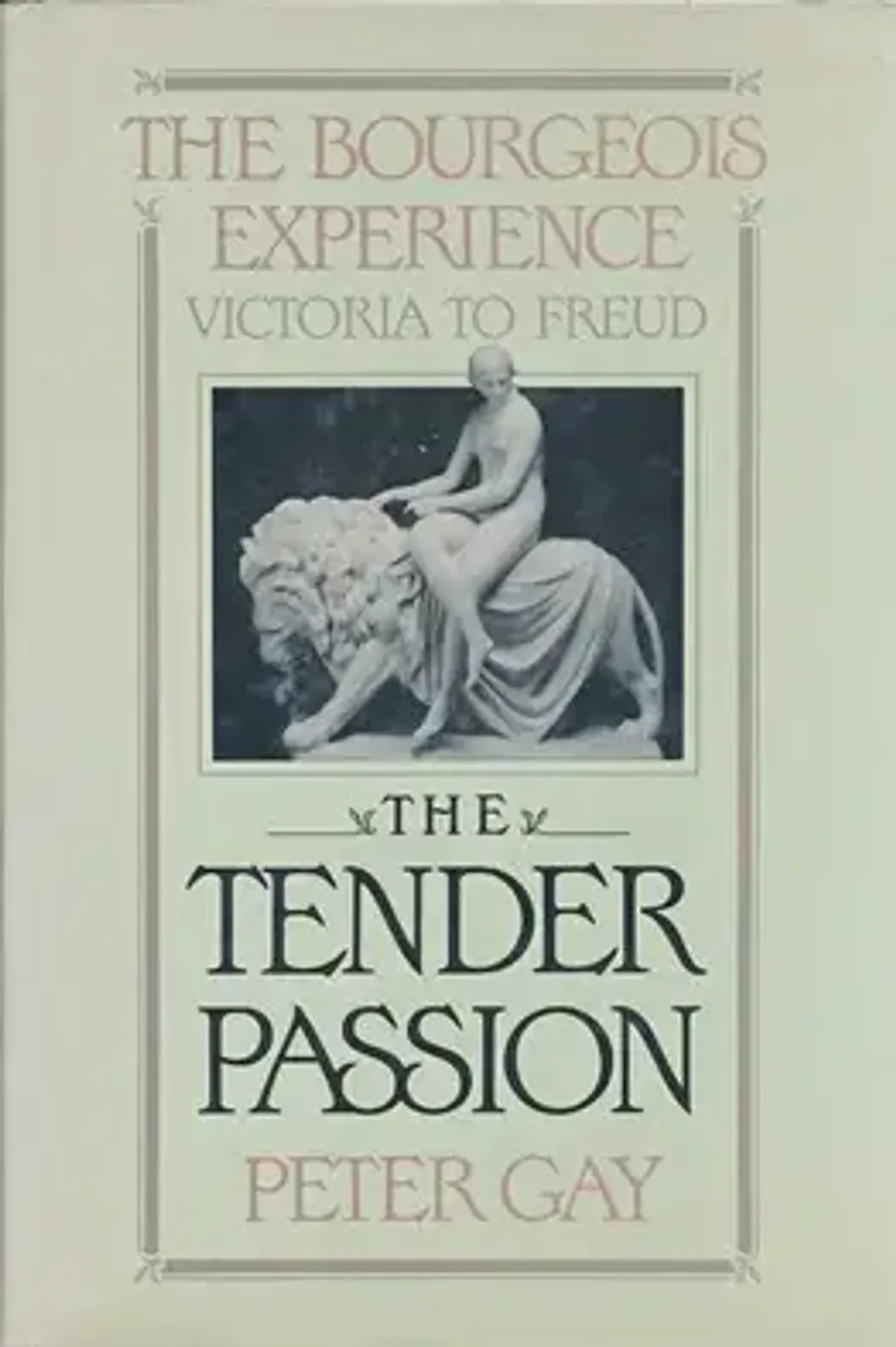 Book cover for The Tender Passion